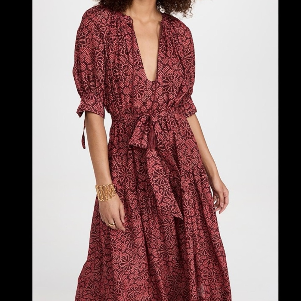 Ulla Johnson Women’s Selena Coverup Dress Red Size Small